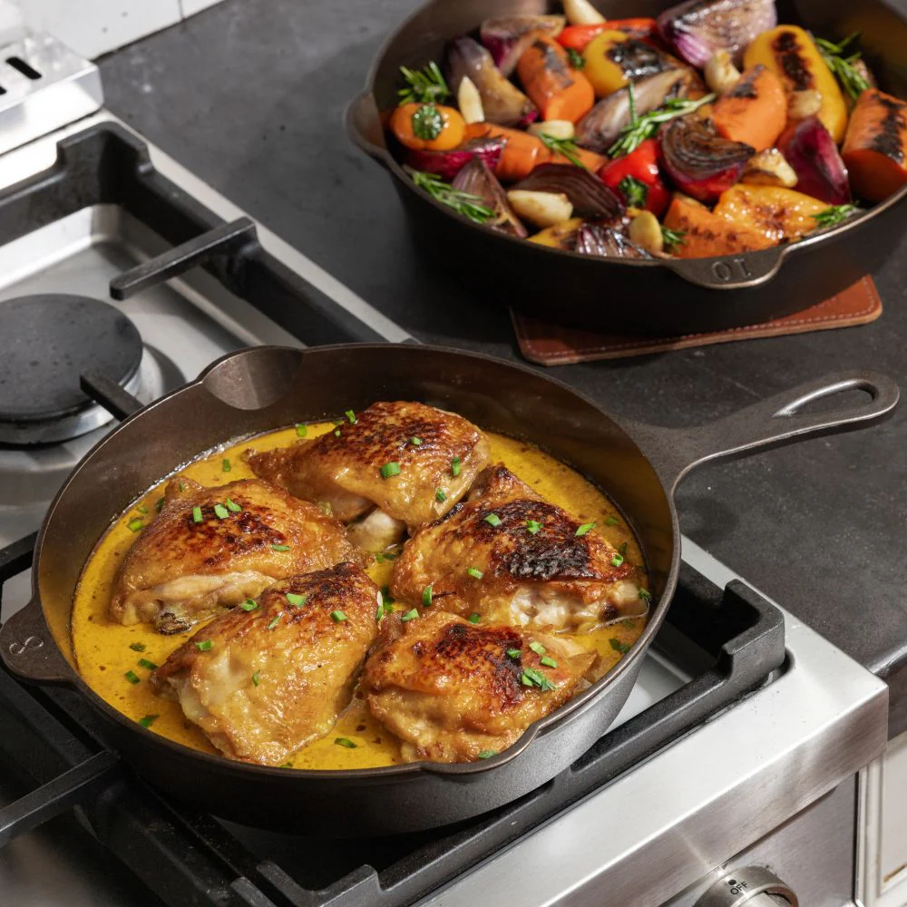 Lancaster Skillet Duo: No. 8 & No. 10 - Image 4
