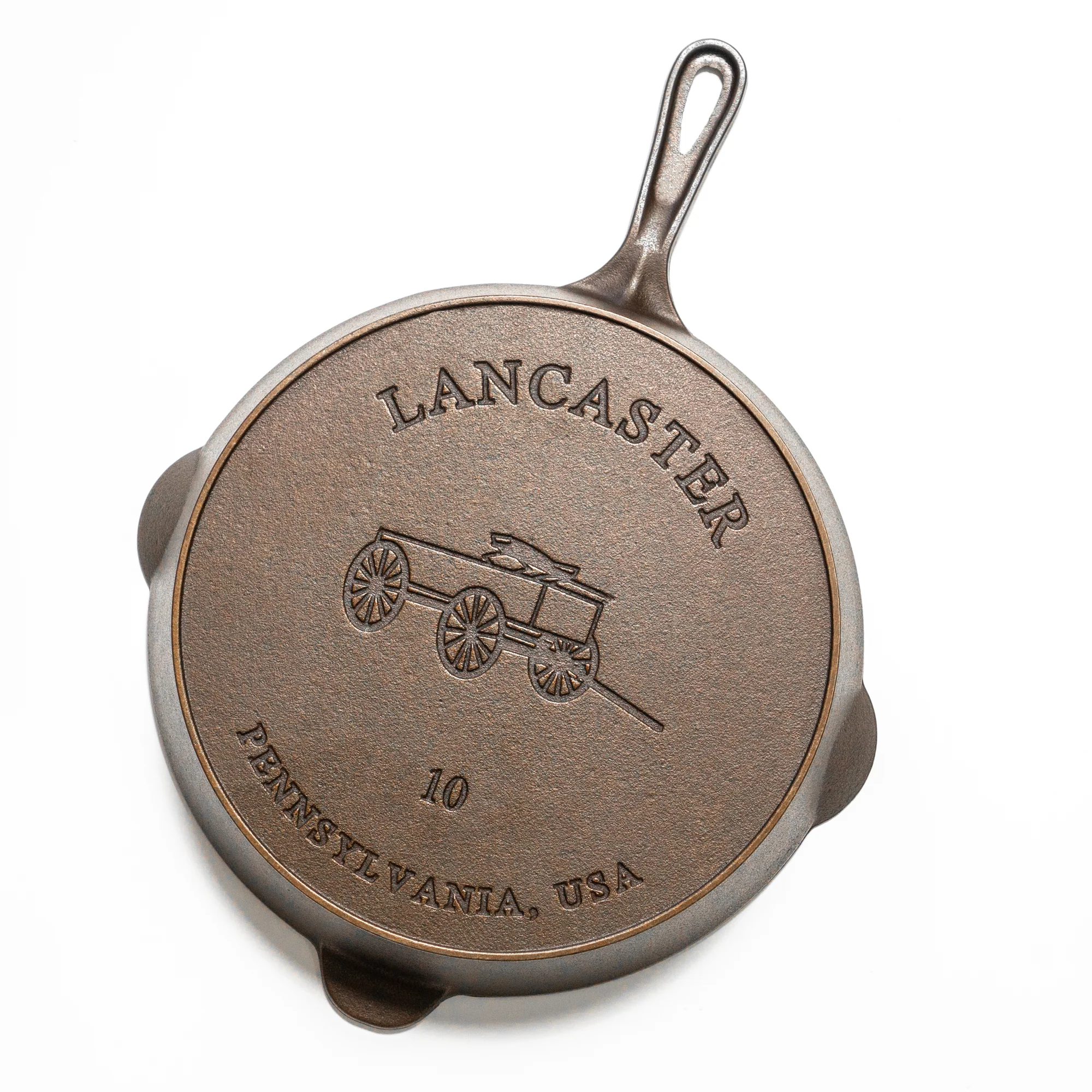 Lancaster No. 10 Cast Iron Skillet - Image 3